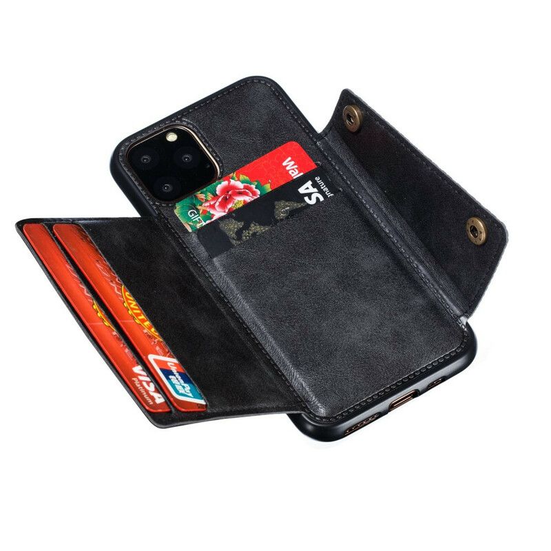 Cover iPhone 12 Pro Max Punge Etui Snap Tegnebog