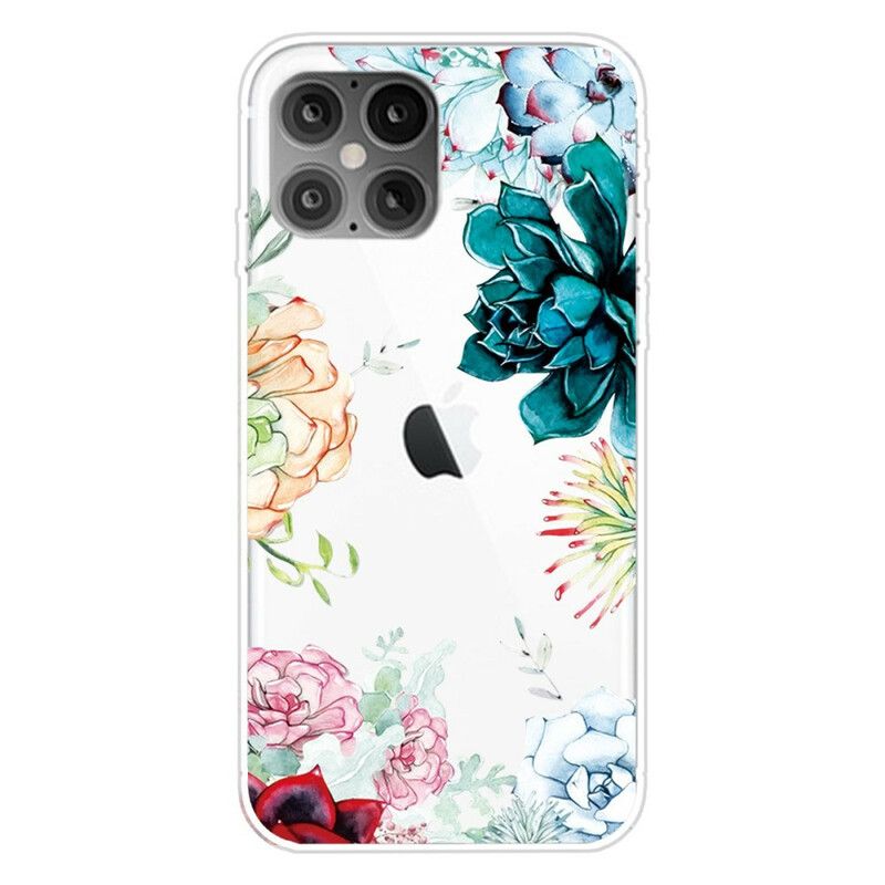 Cover iPhone 12 Pro Max Sømløse Akvarelblomster