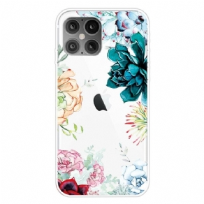 Cover iPhone 12 Pro Max Sømløse Akvarelblomster