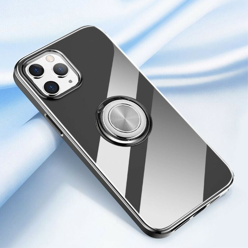 Cover iPhone 12 Pro Max Transparent Med Ring-support