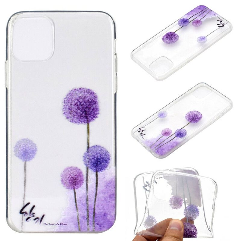 Cover iPhone 12 Pro Max Transparente Farverige Mælkebøtter