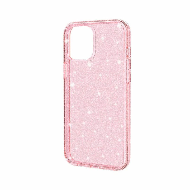 Cover iPhone 12 Pro Max Transparente Pailletter