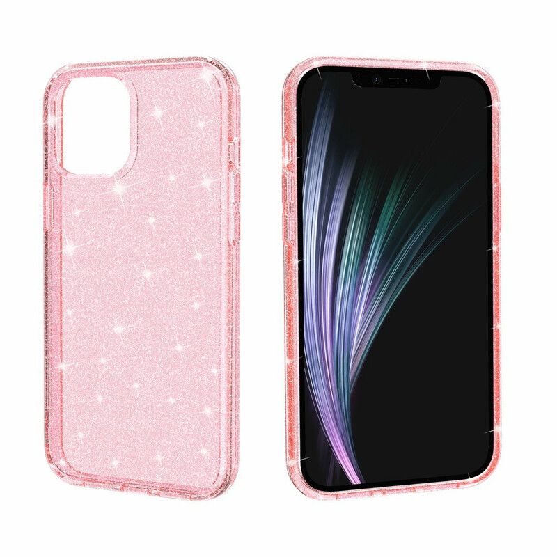 Cover iPhone 12 Pro Max Transparente Pailletter