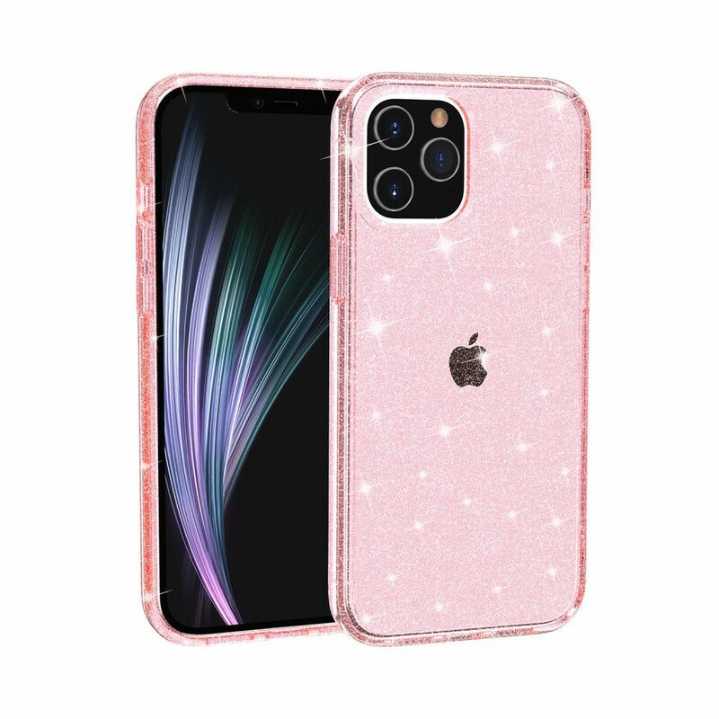 Cover iPhone 12 Pro Max Transparente Pailletter