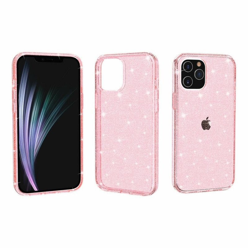 Cover iPhone 12 Pro Max Transparente Pailletter