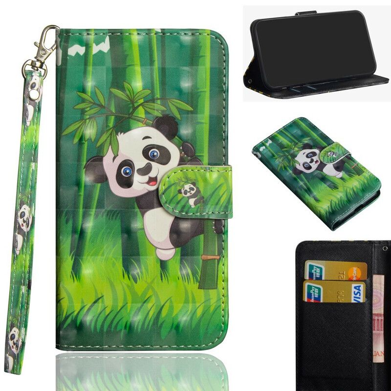 Flip Cover iPhone 12 Pro Max Panda Og Bambus