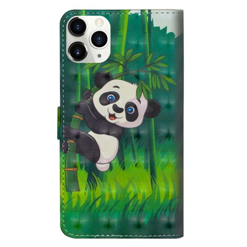 Flip Cover iPhone 12 Pro Max Panda Og Bambus