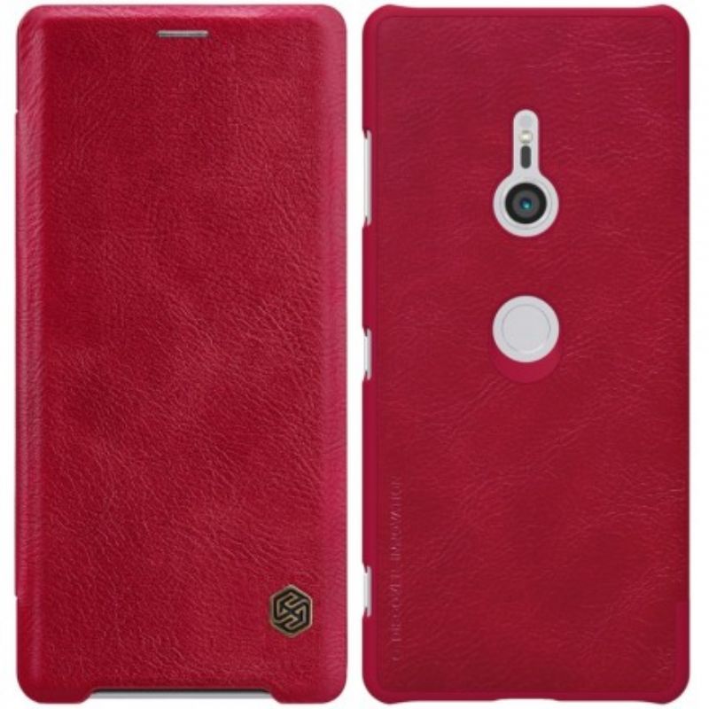 Cover Sony Xperia XZ3 Flip Cover Nillkin Qin-serien