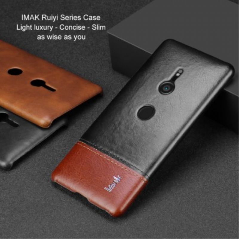 Cover Sony Xperia XZ3 Imak Ruiyi Series Lædereffekt