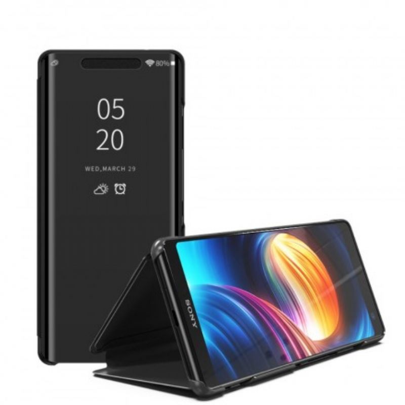 Cover Sony Xperia XZ3 Spejl Og Kunstlæder