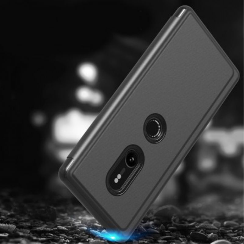 Cover Sony Xperia XZ3 Spejl Og Kunstlæder