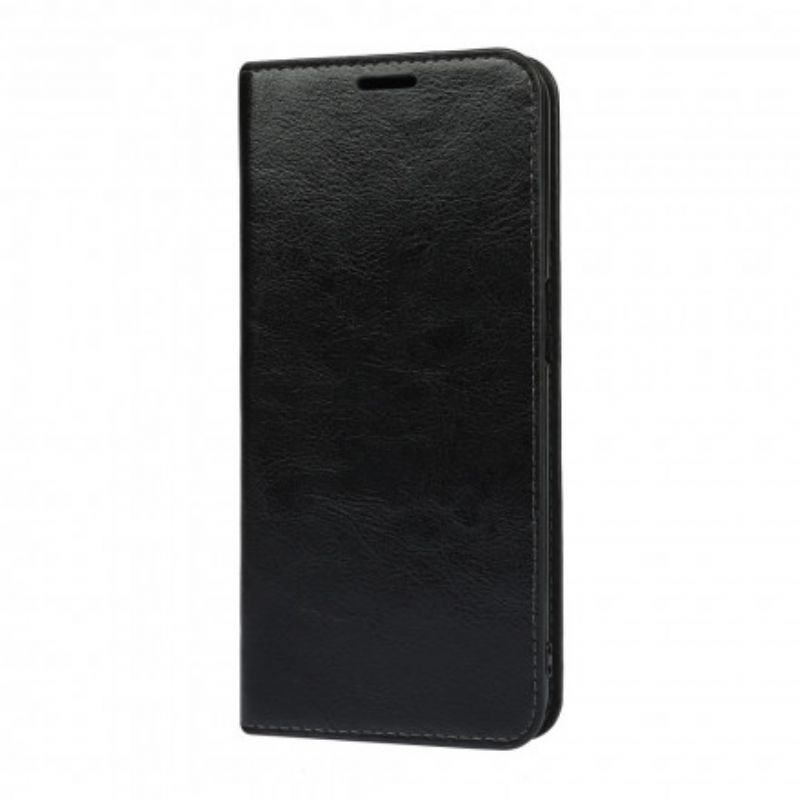 Cover Oppo A54 5G / A74 5G Flip Cover Ægte Læder