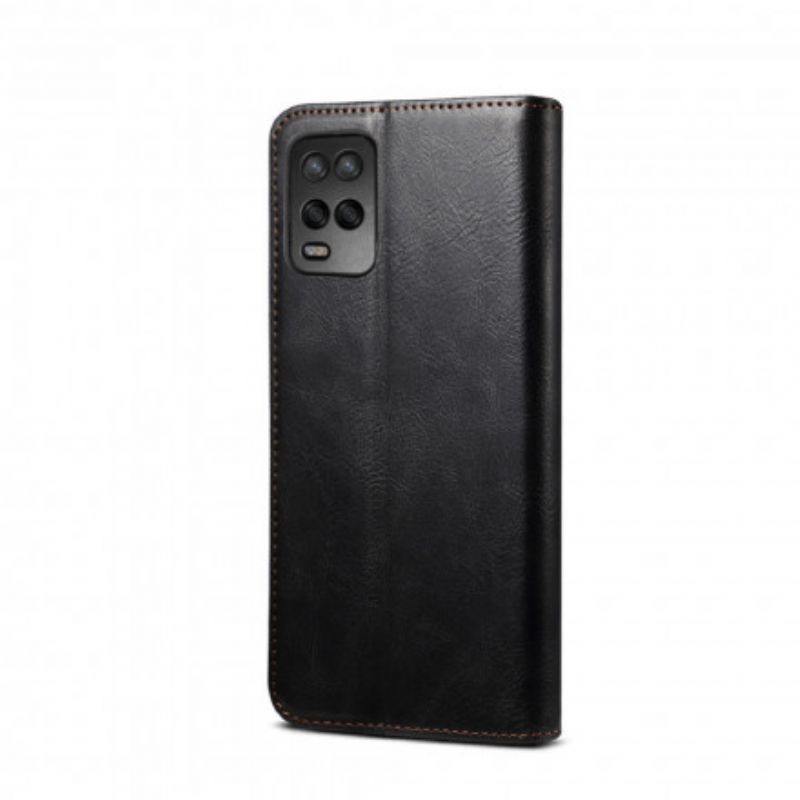 Cover Oppo A54 5G / A74 5G Flip Cover Vokset Kunstlæder