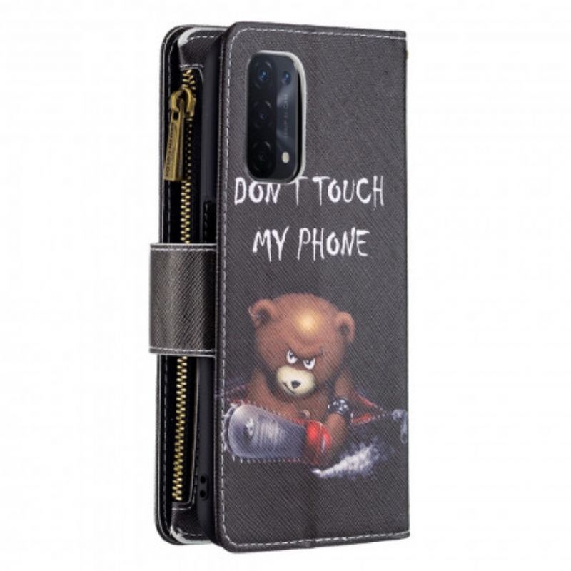 Flip Cover Oppo A54 5G / A74 5G Bear Lynlåslomme