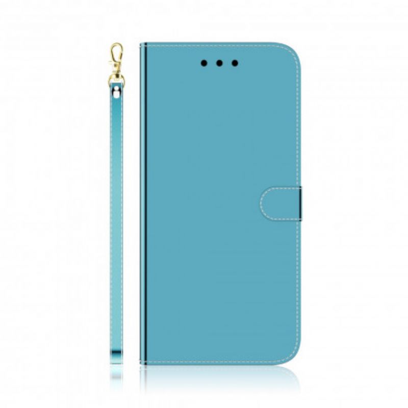 Flip Cover Oppo A54 5G / A74 5G Imiteret Læder Spejlcover