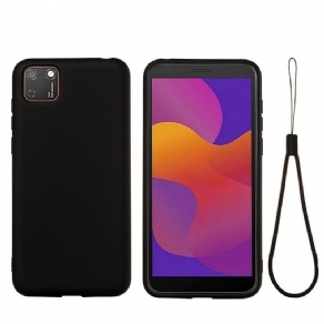 Cover Huawei Y5p Flydende Silikone Med Snor