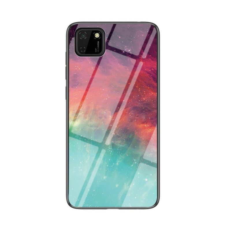 Cover Huawei Y5p Premium Farver Hærdet Glas