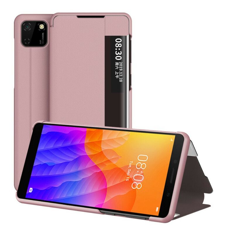 Cover Huawei Y5p Tekstureret Kunstlæder