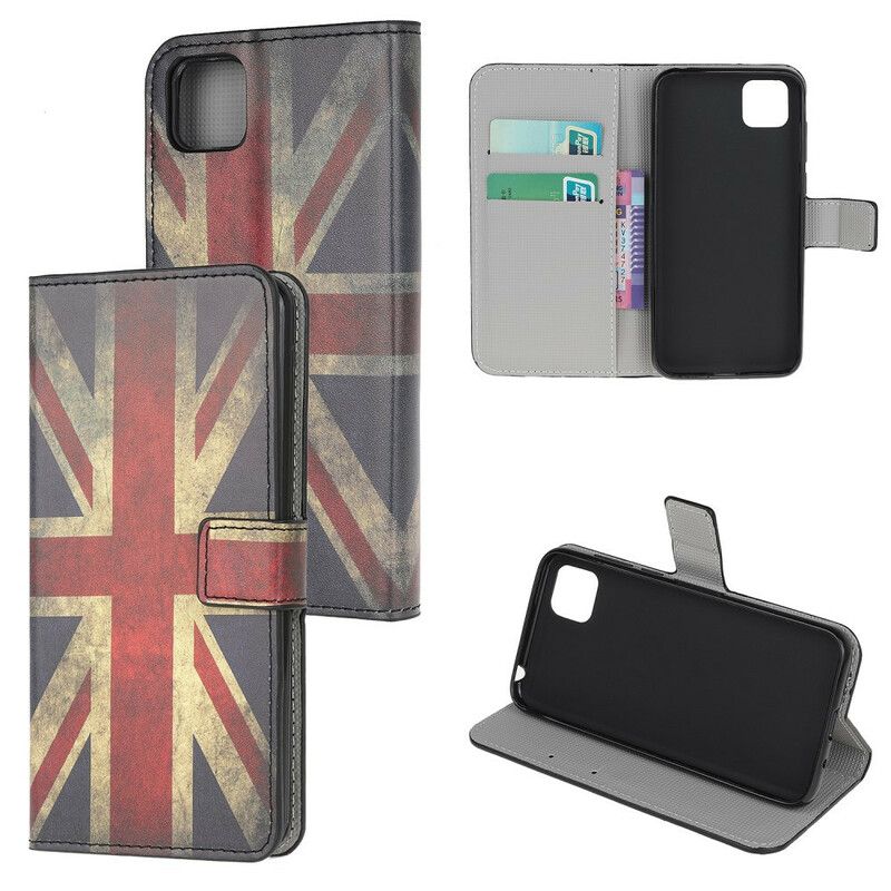 Flip Cover Huawei Y5p Englands Flag