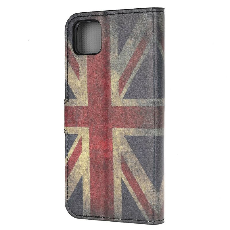 Flip Cover Huawei Y5p Englands Flag