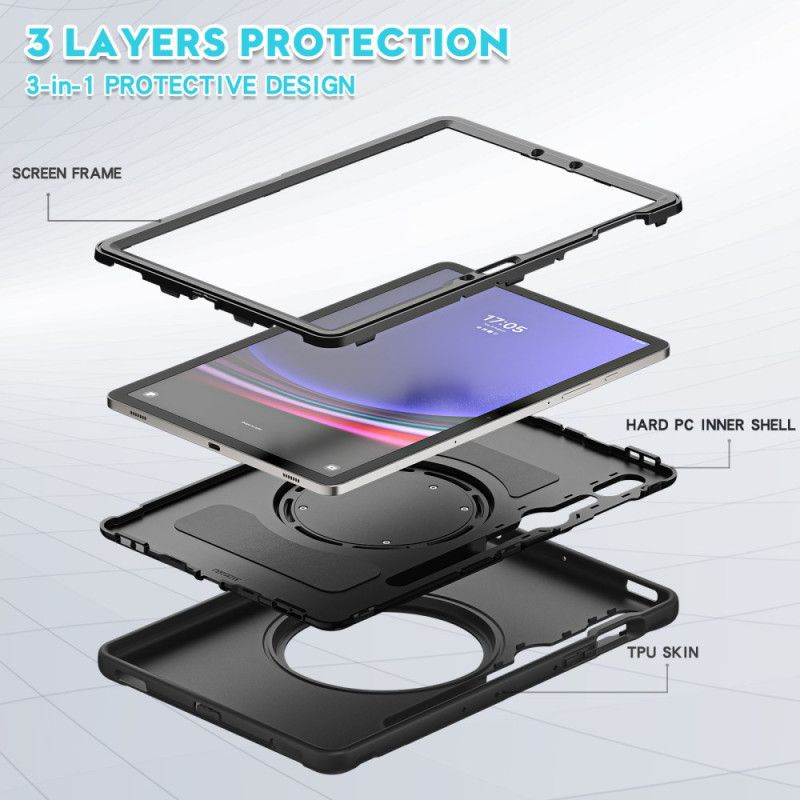 Cover Til Samsung Galaxy Tab S9 Fe Ring-støtte