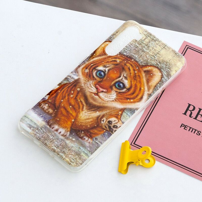 Cover OnePlus Nord Baby Tiger