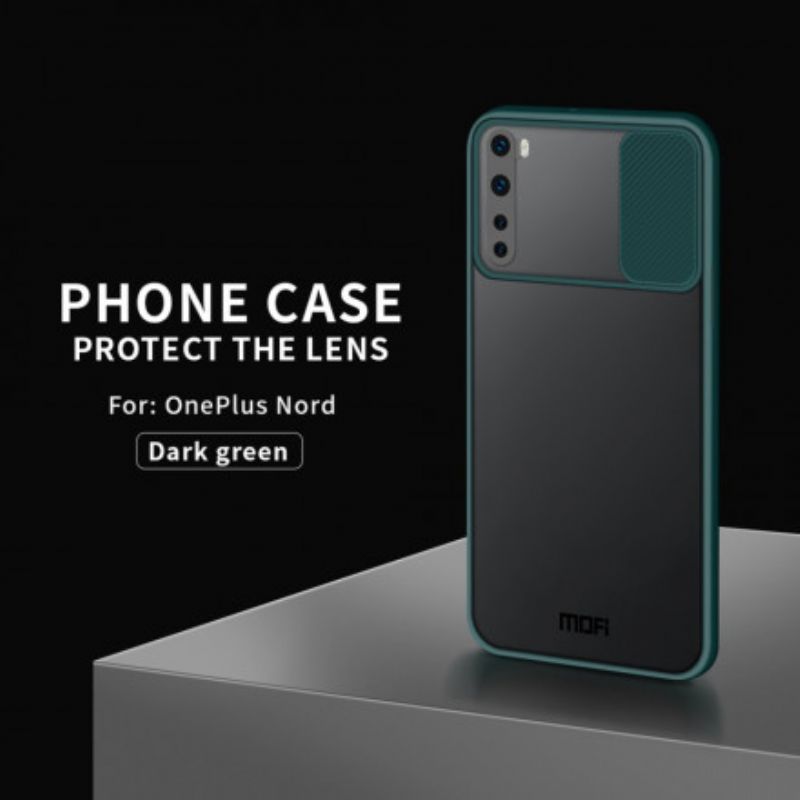 Cover OnePlus Nord Camshield Farvede Kanter Mofi