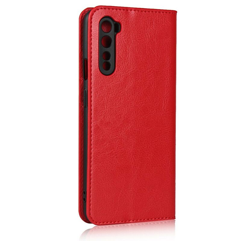 Cover OnePlus Nord Flip Cover Ægte Læder