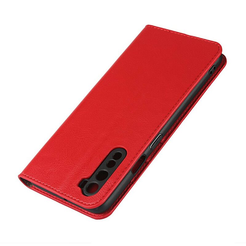 Cover OnePlus Nord Flip Cover Ægte Læder