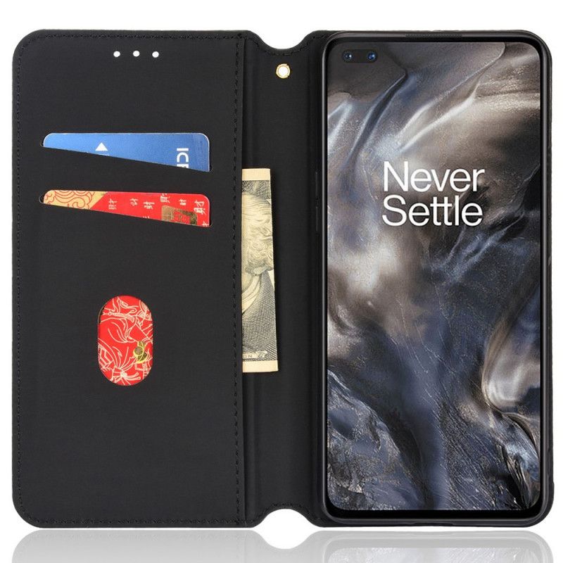 Cover OnePlus Nord Flip Cover Diamant Lædereffekt