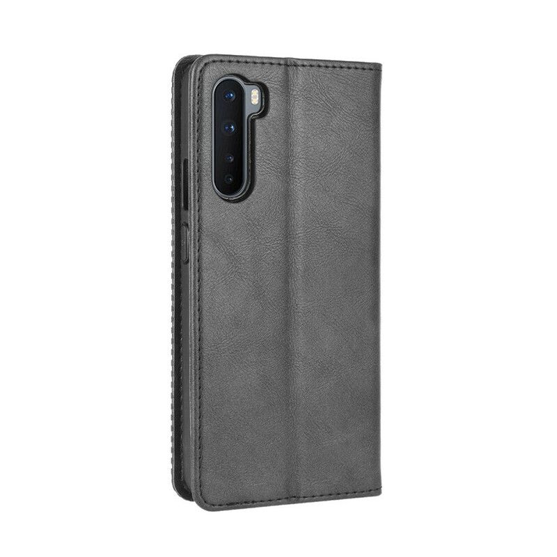 Cover OnePlus Nord Flip Cover Stylet Vintage Lædereffekt