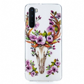 Cover OnePlus Nord Fluorescerende Blomsterelg