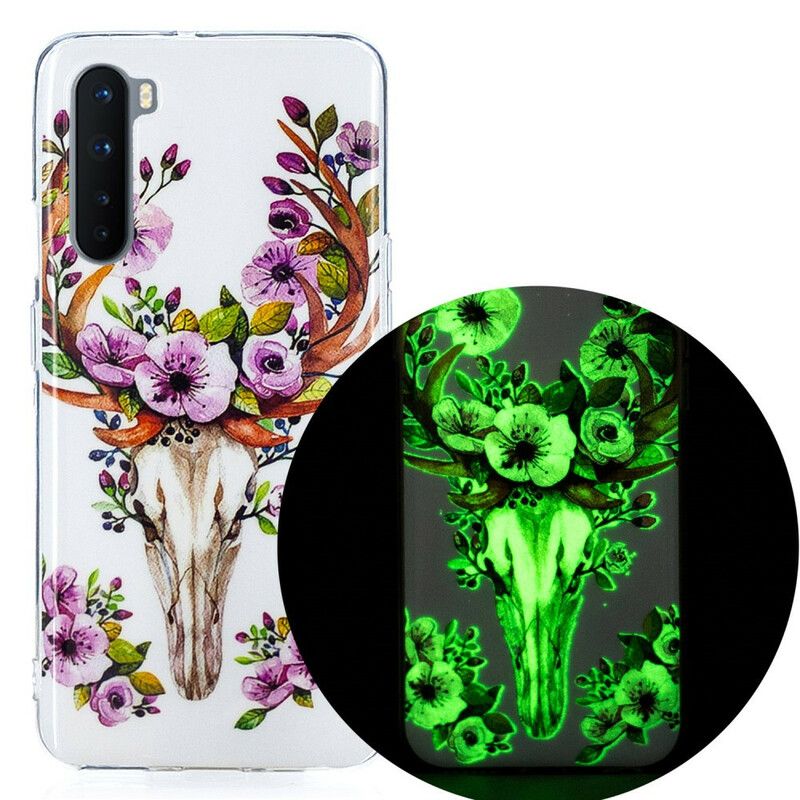 Cover OnePlus Nord Fluorescerende Blomsterelg