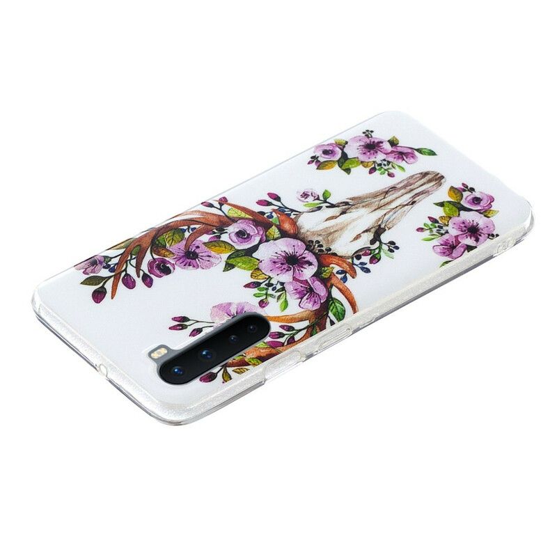 Cover OnePlus Nord Fluorescerende Blomsterelg