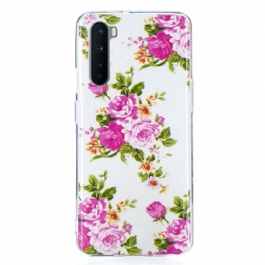 Cover OnePlus Nord Fluorescerende Frihedsblomster