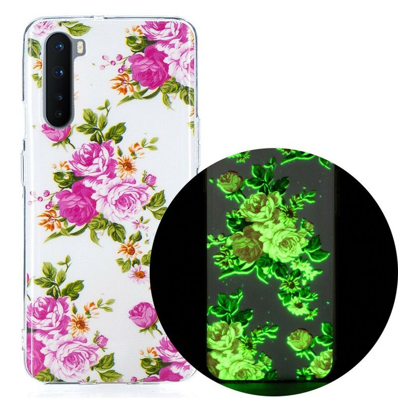 Cover OnePlus Nord Fluorescerende Frihedsblomster