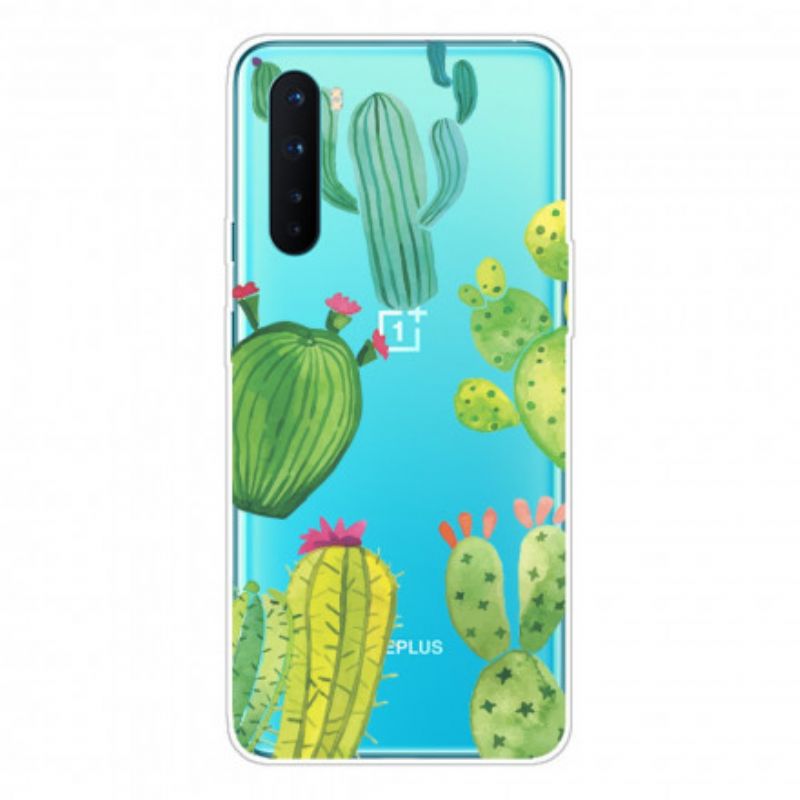 Cover OnePlus Nord Kaktus Akvarel