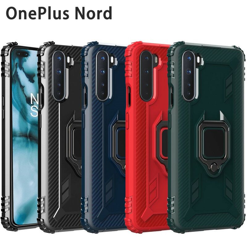 Cover OnePlus Nord Ring Og Kulfiber