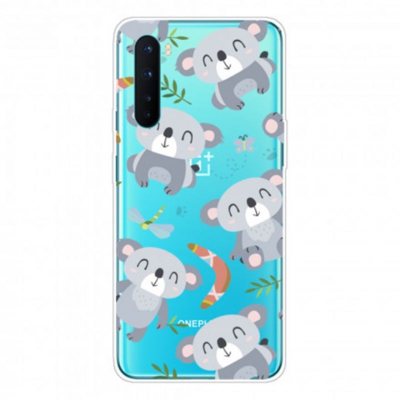 Cover OnePlus Nord Søde Grå Koalaer