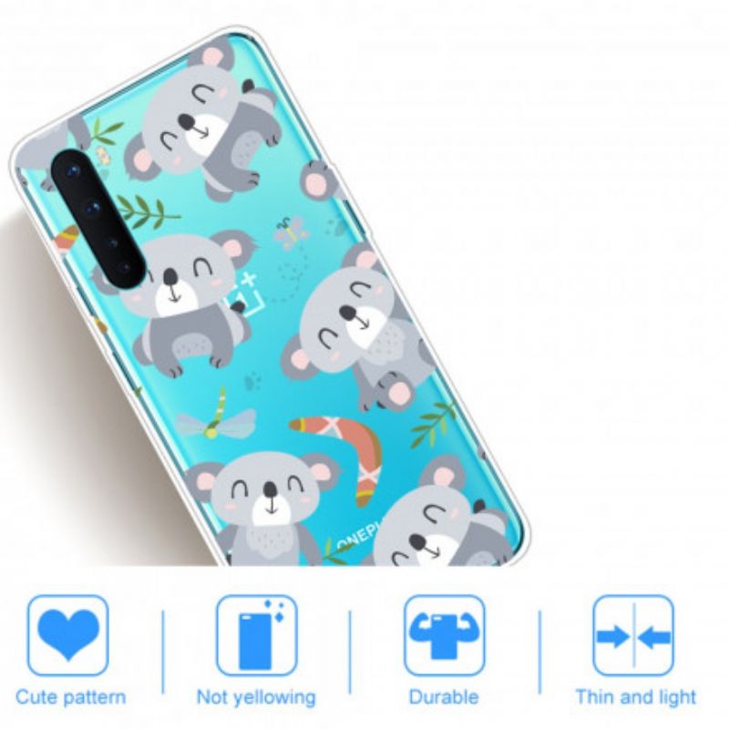 Cover OnePlus Nord Søde Grå Koalaer