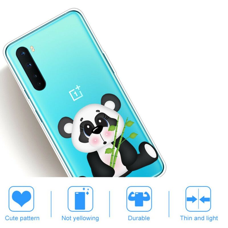 Cover OnePlus Nord Transparent Trist Panda