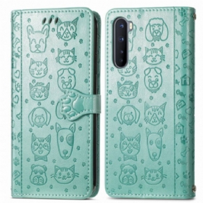 Flip Cover OnePlus Nord Animerede Dyr