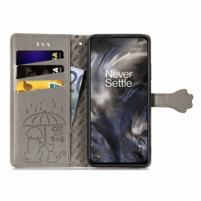 Flip Cover OnePlus Nord Animerede Dyr