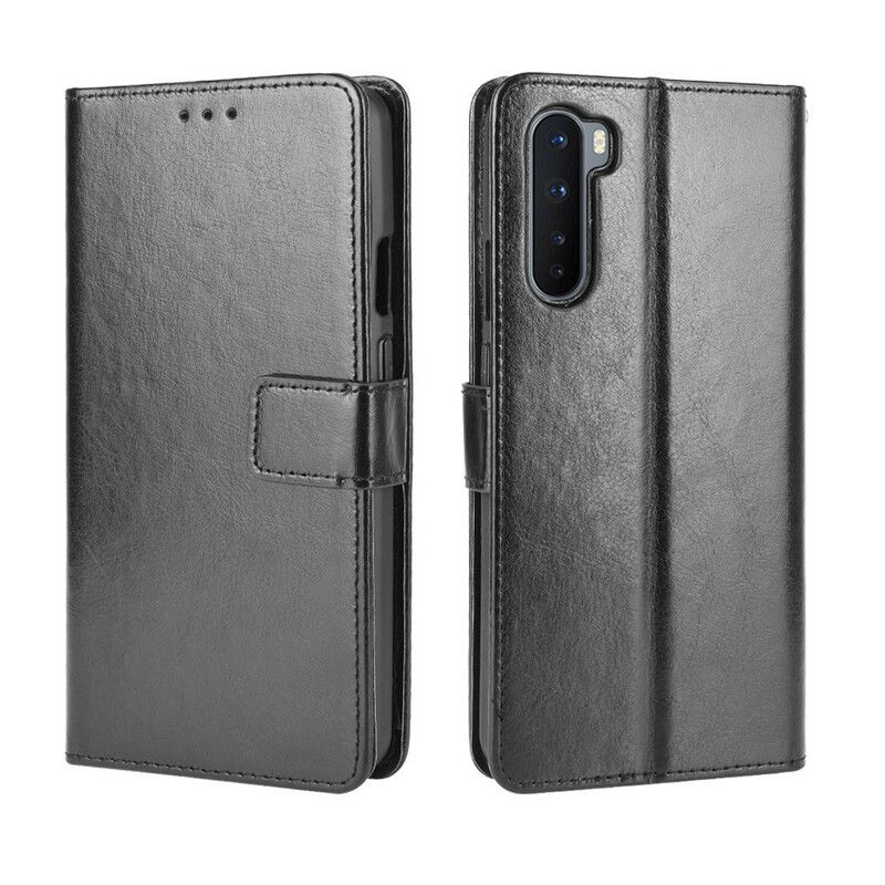 Flip Cover OnePlus Nord Flashy Imiteret Læder