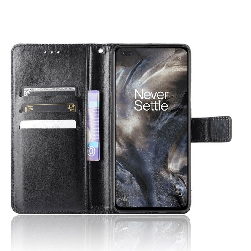 Flip Cover OnePlus Nord Flashy Imiteret Læder