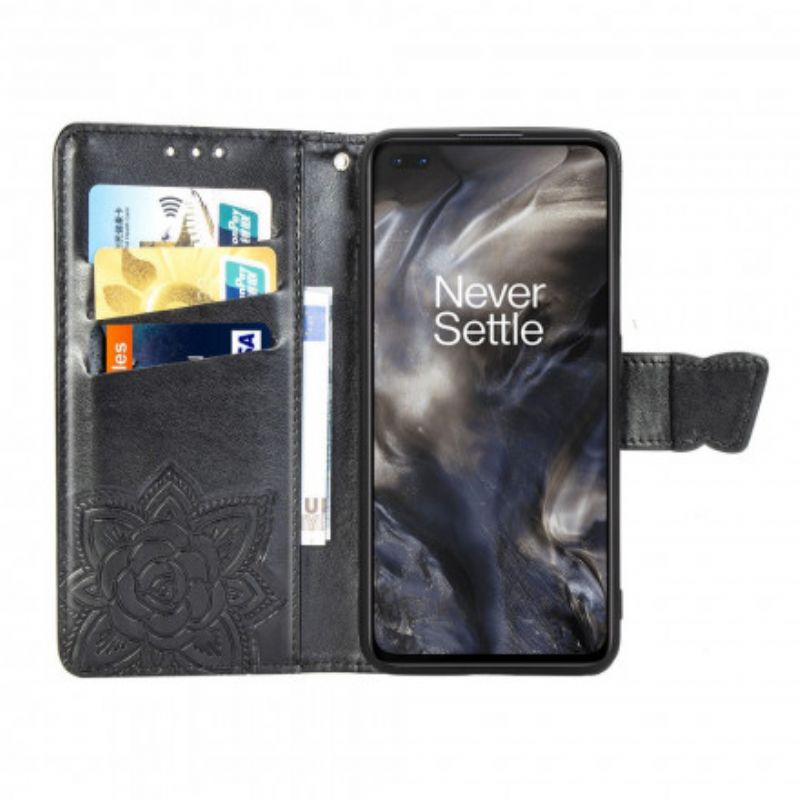 Flip Cover OnePlus Nord Halve Sommerfugle