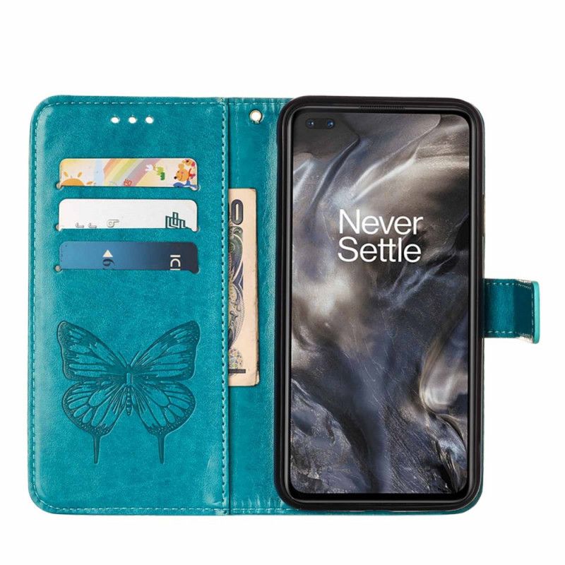 Flip Cover OnePlus Nord Sommerfugledesign