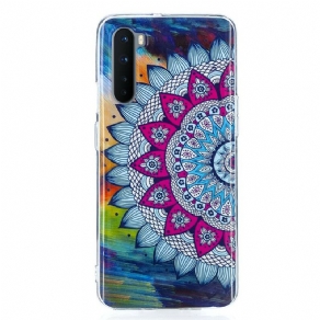 Mobilcover OnePlus Nord Fluorescerende Farverig Mandala