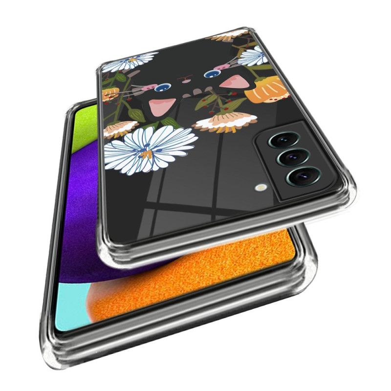 Cover Samsung Galaxy S24 Plus 5g Blomst Og Kat