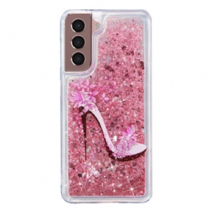 Cover Samsung Galaxy S24 Plus 5g Flydende Glitterpumpe